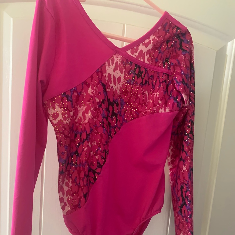 Girls Danskin gymnastics leotard size 7/8. Long sleeve.